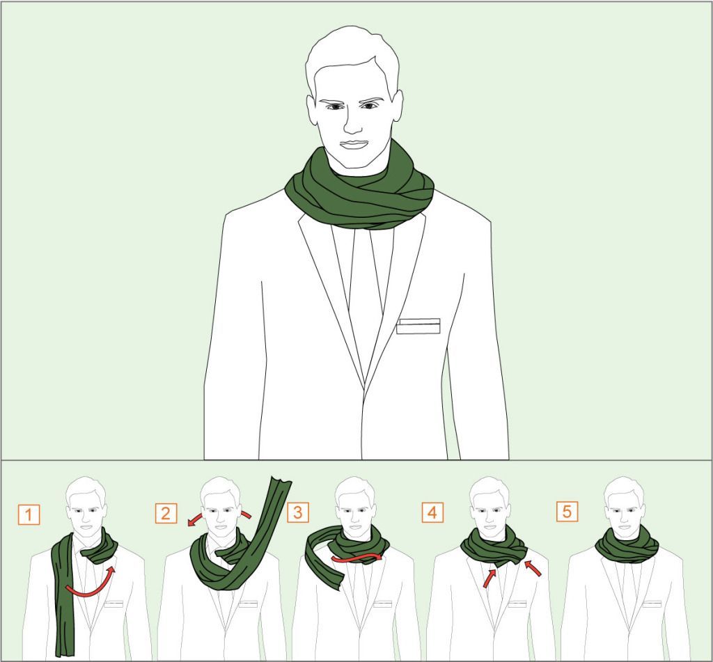 How To Tie A Man’s Scarf?