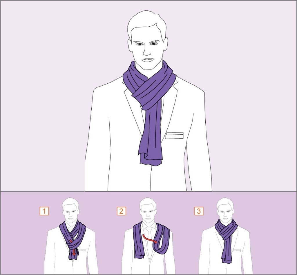 How To Tie A Man’s Scarf?